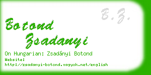 botond zsadanyi business card
